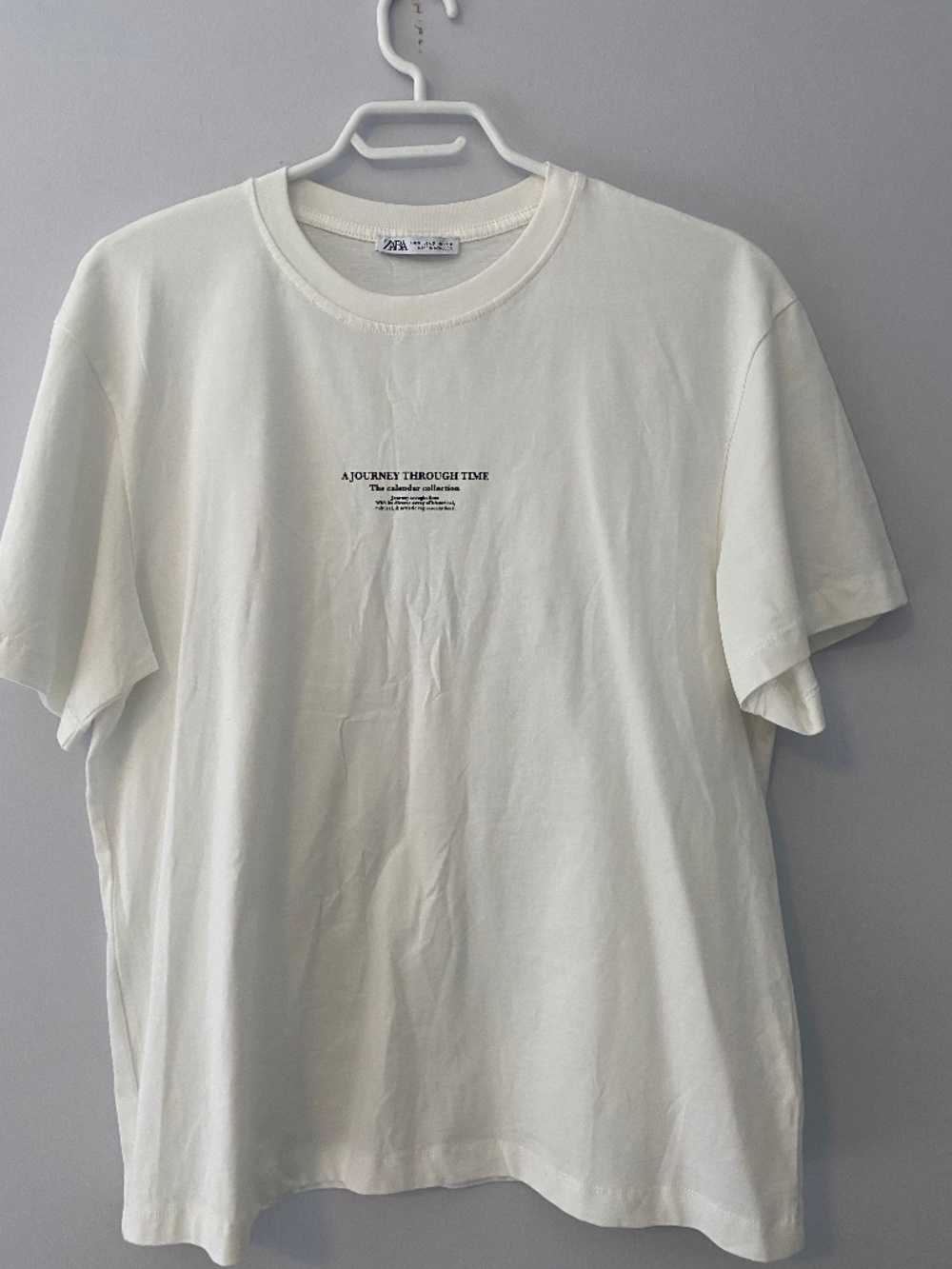 ZARA White Graphic Tee